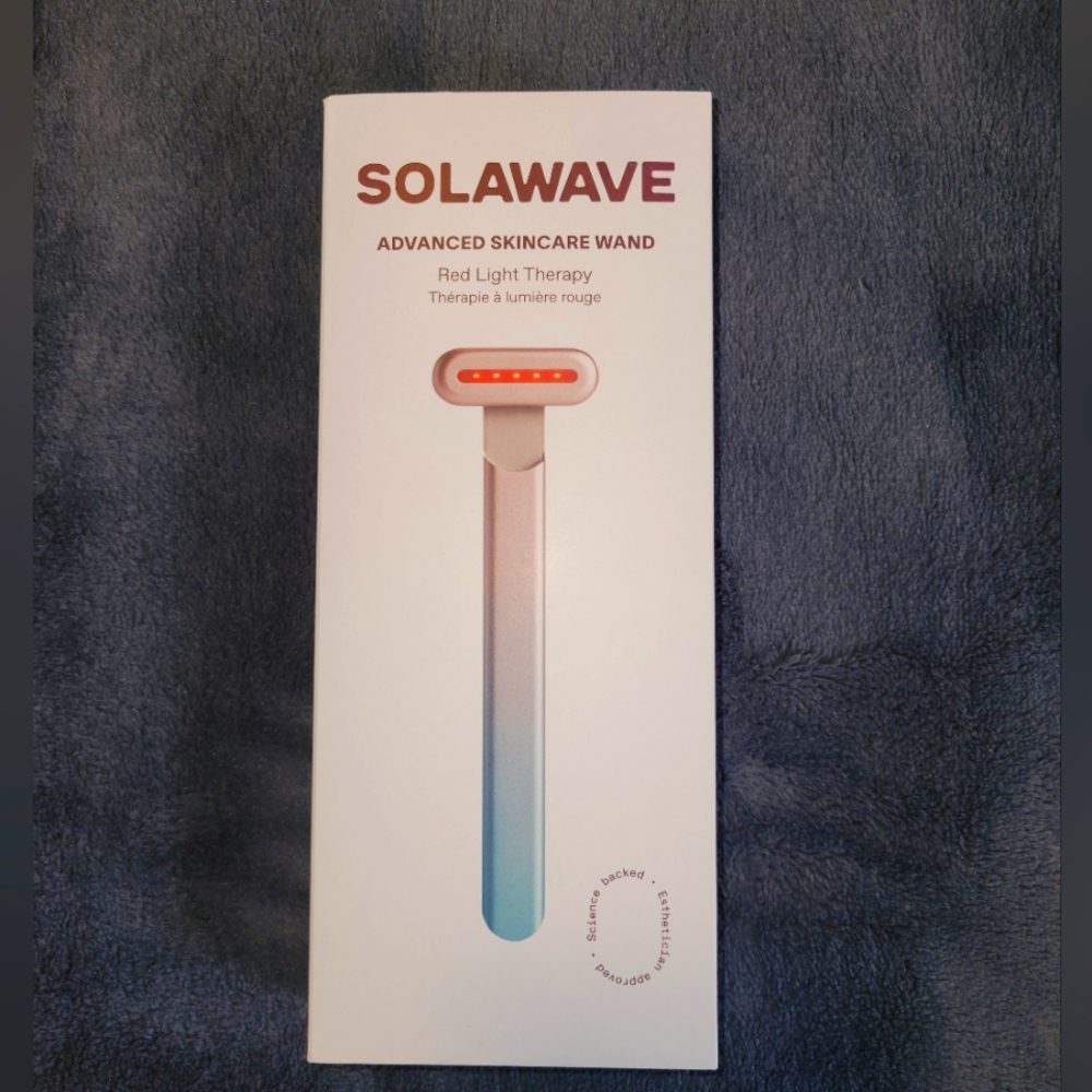 Solawave Advanced Skincare Wand - Pink Red Light Therapy